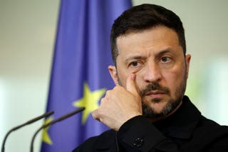 Ukrainian president Volodymyr Zelensky